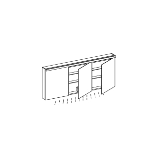 Spiegelschrank Alterna format LED plus