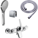 Bademischer-Set KWC Domo.5 Duplex, 1/2" x 3/4"