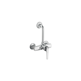 Duschenmischer, Bogen zur Wand