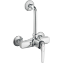 Duschenmischer, Bogen zur Wand