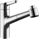 Spültischmischer, Auszugbrause umstellbar