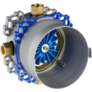 Einbaukörper Duravit Bluebox ¾", mit...