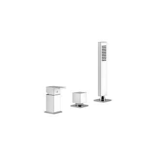 Rettangolo, 3-Loch, externen Einlauf