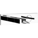 Wandmischer, mit Abdeckplatte, A 185 mm