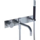 Bademischer-Endmontageset,Hebel kurz,Abdeckplatte