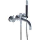 Bademischer-Endmontageset, Hebel kurz, Rosetten