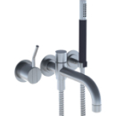 Bademischer-Endmontageset, Hebel mittel, Rosetten