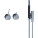 Duschenmischer-Endmontageset,Hebel mittel,Rosetten