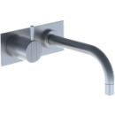 Wandmischer-Endmont.,A 160mm,Heb. kurz,Abdeckplat.