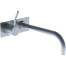 Wandmischer-Endmont.,A 225mm,Heb. mitt.,Abdeckpl.