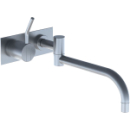 Wandmischer-Endmontageset,Hebel mittel,Abdeckplat.