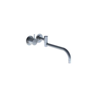 Wandmischer-Endmontageset,Hebel kurz,Rosetten