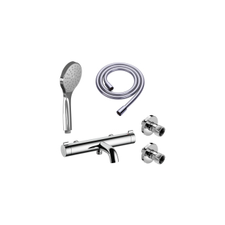 Bademischer-Set KWC Thermostat Style