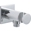 1/2", mit integriertem Brausehalter, Rosette eckig