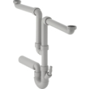 Spültischsifongarnitur, 2teilig, 1½"