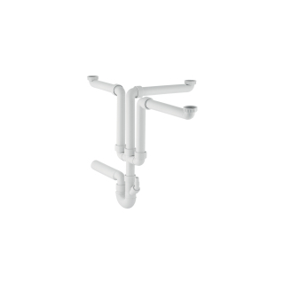 Spültischsifongarnitur, 3teilig, 1½"