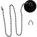 Stopfen mit Kette zu Wannengarn. Kettenventil