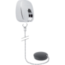 Ueberlaufros. Kette und Stopfen zu Wannengarn.