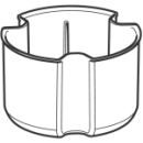 Siphonbecher zu Geberit Duschwannenablauf