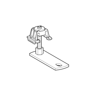 Fuss kurz, zu Geberit Setaplano