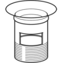 Ventilkelch 1 ¼" zu KWC Domo (Z.504.967)