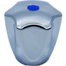 Griff Metall Corona, abziehbar, blau, (Z.503.009)
