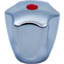 Griff Metall Corona, abziehbar, rot, (Z.503.008)