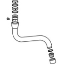 Schwenkauslauf 300 mm,unten,Wandbatt. (K.33.42.04)