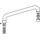 Schwenkaus. 300 mm, nach oben, Wandba.(K.33.42.24)