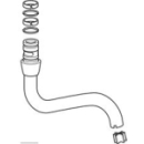 Schwenkauslauf 225 mm, Wandbatt.Verso,(K.33.44.23)