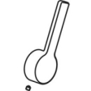 Abdeckkappe komplett, Seitenbedienung (Z.537.591.127)