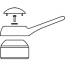 Hebelgriff nach unten, zu Bade-, Duschen- und...