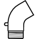 Bogenverschraubung ½" x ½", zu...