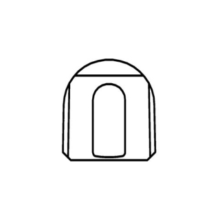 Griff Kunststoff, steckbar, rot<br>(WI10880010)