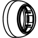 Abdeckring zu Bade- und Duschenmischer,...