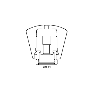 Griff Isotherm verschraubbar, blau (WI441229000000)