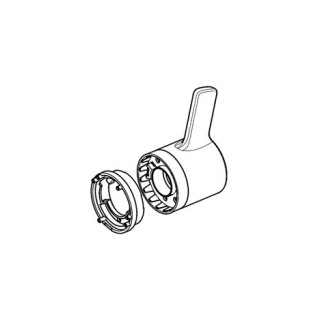 Temperaturgriff komplett, zu Bade- und Duschenmischer<br>(WI571035100000)