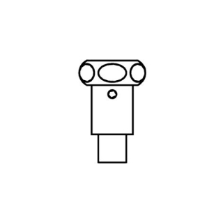 Verschraubung mit Rohrunterbrecher<br>(WI107395100704)