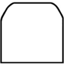 Deckrosette Ø 55 / 18 mm<br>(WI841031902)