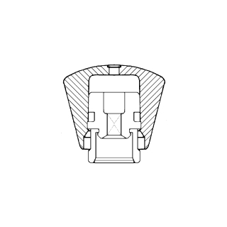 Griff verschraubbar, rot / blau (WI441229000702)