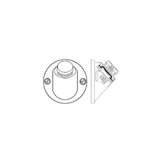 Fusswanddrücker, zu Urinal- und Waschtischsteuerung<br>(WI772046000000)