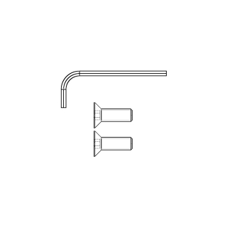 Befestigungsset<br>zu AP-Duschsteuerung für Kalt- und Mischwasser<br>(WI773172000000)
