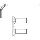 Befestigungsset<br>zu AP-Duschsteuerung für...