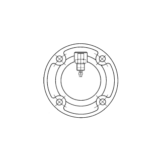 Drückerboden zu Waschtischsteuerung pneumatisch (WI773103000000)