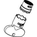 Perlator Caché Laufen M16.5 x 1-PCA