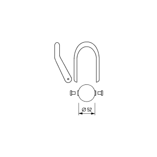 Griff Trigon-M Metall Umrüst-set zu Wandmischer Arwa-Class (WI963655100001)