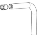 Schwenkauslauf zu Spültischmischer, komplett, mit...