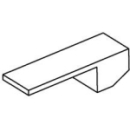 Zugkappe zu Umsteller Rettangolo (SP01002)