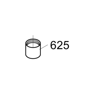 Exzentergestänge waagrecht verlängert<br>zu Einlochmischer (VR59-16)