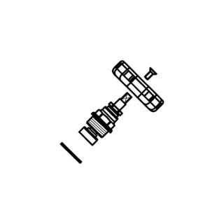 Oberteil ½" mit Handrad zu Gartenventil Sigasix<br>6571 103 / 104 (WI577133100000)